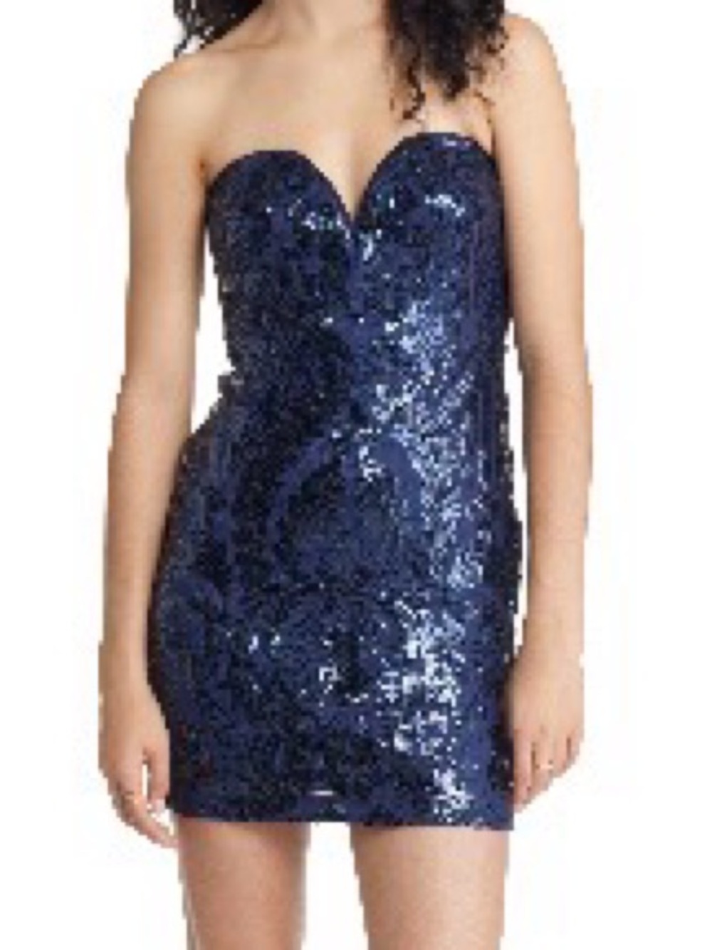 Lulus - Navy Sequin party Dress XL